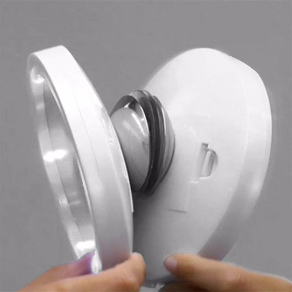 360 degree makeup magnifier bathroom vanity mirror LED light